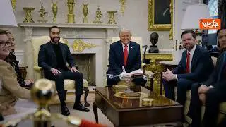 Trump riceve Presidente El Salvador Nayib Bukele, il videoriassunto sui social della Casa Bianca