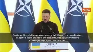 Zelensky riceve segretario Nato Rutte: Grato per incrollabile sostegno