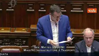 Salvini: "Da inizio 2025 è aumentata la puntualità dei treni"