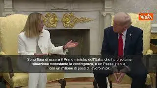 Meloni: Fiera di essere Primo ministro Italia, che ha ottima situazione nonostante contingenza