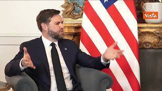 Vance: "Roma costruita da gente che ama l'umanità e Dio, fa bene allo spirito essere qui"