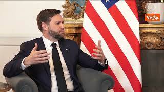 Jd Vance: "Con Meloni negoziato commerciale anche con l'Ue"