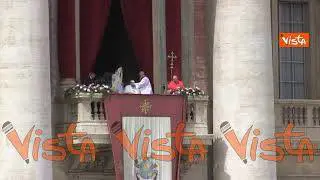 Pasqua 2025, Papa Francesco pronuncia l'Urbi et Orbi dalla loggia di San Pietro