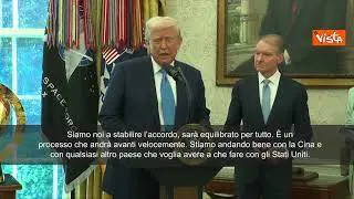 Trump: "Ridurrò i dazi alla Cina, ma non a zero"
