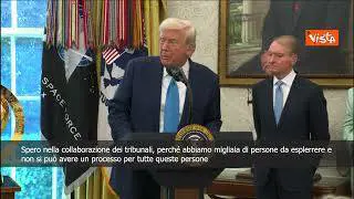 Trump: Migliaia di illegali pronti per espulsione da Usa, non possiamo fare processo a tutti