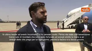 Jd Vance su Papa Francesco: Una benedizione essere stato l'ultimo leader ad averlo incontrato