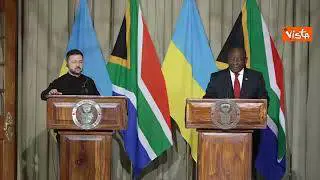 Zelensky in Sudafrica, visita più breve dopo gli attacchi a Kiev
