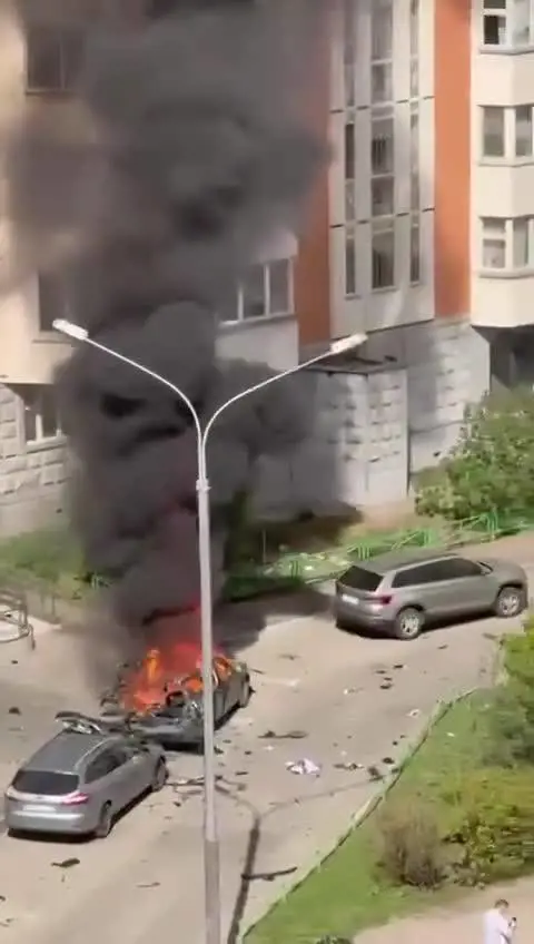 L'auto in cui è stata nascosta la bomba che ha ucciso il generale russo