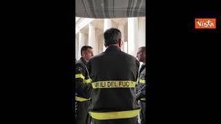 I Vigili del Fuoco ricordano Papa Francesco con il video fra le macerie di Amatrice