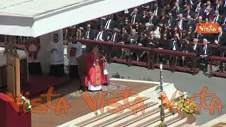 Funerali Papa Francesco, Monsignor Re: Su orrori disumani, morti e distruzione, ha implorato la pace