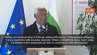 Costa a Sofia: Positivi gli sforzi sull'euro e il sostegno a Kiev