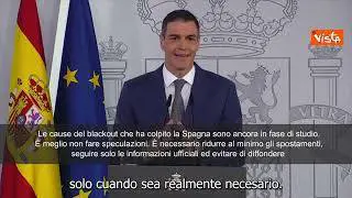 Blackout in Spagna, Sanchez dichiara emergenza nazionale: Non uscite di casa, telefonate brevi