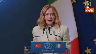 Meloni firma accordi con Erdogan: "Rafforzata cooperazione tra Italia e Turchia"
