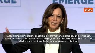 Dazi Trump, Kamala Harris: "Più grande crisi economica provocata dall'uomo nella storia"