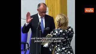 Il neo Cancelliere tedesco Merz presta giuramento al Bundestag