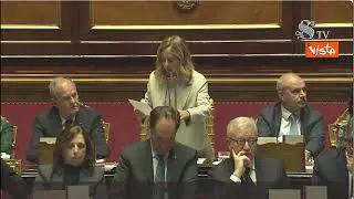 Meloni: Garantire sicurezza dell'Italia non è favore ad americani ma a noi stessi