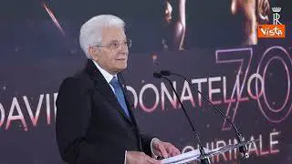 David Donatello 2025, Mattarella: "Cinema organo vitale delle nostre comunità"