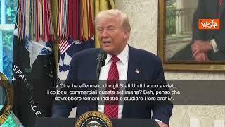 Trump: Non disponibile a ritirare dazi sulla Cina per cercare accordo