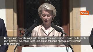 Von der Leyen: In Ucraina si scrive la storia dell'Europa