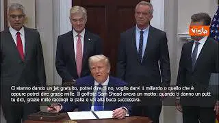 Trump: Aereo del Qatar un regalo personale? Sarei stato stupido a non accettare