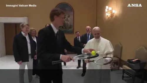 Sinner in visita da Papa Leone XIV