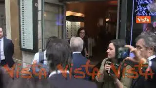 La segretaria del Pd Schlein arriva al Teatro Servi per la presentazione di libro L'Imam deve morire