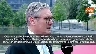 Starmer: "È evidente che Putin non è serio sulla pace in Ucraina"