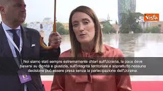 Metsola: In Ucraina pace basata su dignità e giustizia, noi sempre al fianco di Kiev