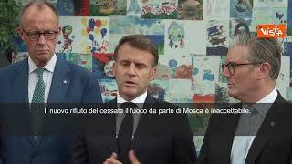 Macron tra i “volenterosi” a Tirana: “Inaccettabile che Mosca rifiuti cessate il fuoco”