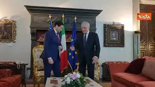 Tajani riceve il segretario di Stato Usa Marco Rubio a Villa Madama