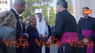 Meloni a San Pietro per la Messa di insediamento di Papa Leone XIV