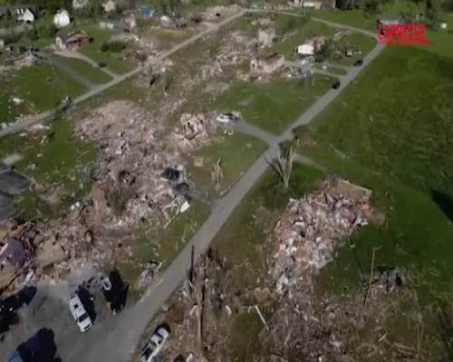 Usa, le immagini della distruzione del tornado in Kentucky, Missouri e Virginia
