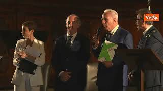 Festival Regioni, passaggio consegne da Zaia a Giani: Orgogliosi ospitare edizione 2026 in Toscana