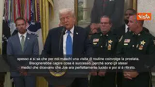 Trump: Sono molto dispiaciuto per cancro Biden, sorpreso che non si sapesse prima