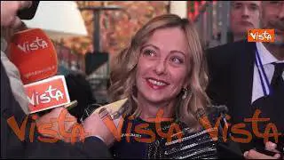 Meloni: "Ho imparato inglese da Micheal Jackson". La domanda del direttore di Vista all'Onu nel 2024