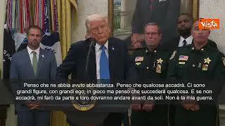 Trump: "Con Putin conversazione eccellente, vuole la pace"