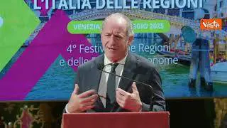 Zaia a Festival Regioni: Vicinanza Mattarella dimostra che nostri temi sono vicini ai cittadini