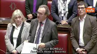 Bonelli legge in Aula nomi bimbi morti a Gaza: "È pulizia etnica, Governo italiano complice"