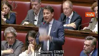 Conte mostra in Aula un tweet di Meloni del 2014 su Gaza: "Giravolta riprovevole e sanguinosa"