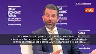 Trump Jr: “Mi candiderò dopo mio padre? Forse. Non si sa mai”