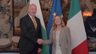 Meloni incontra a Palazzo Chigi il Primo ministro bulgaro Zeljazkov
