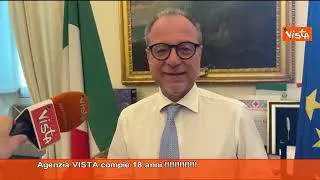 Gli Auguri ad Agenzia VISTA per i 18 anni da parte dei politici