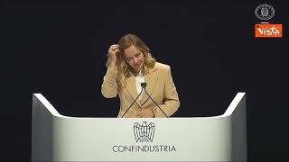 Meloni all'Assemblea di Confindustria: Confronto con categorie produttive è centrale