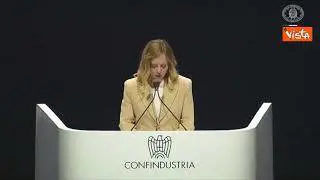 Meloni a Confindustria: "Pensate in grande, io farò lo stesso"