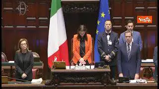 Tajani chiede in Aula un minuto di silenzio per le vittime palestinesi a Gaza