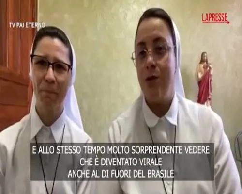 Brasile, suore ballano e fanno beatbox in diretta tv: il video è virale
