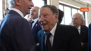 Mattarella alla cerimonia per 100 anni del Presidente Emerito Corte Costituzionale Cesare Ruperto