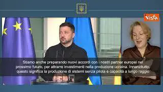 Zelensky: Presto accordi con partner europei per produrre armi (anche a lungo raggio) in Ucraina