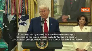 Trump irritato per essere definito "taco-trade" sui dazi: Ridicolo, io non mi tiro indietro