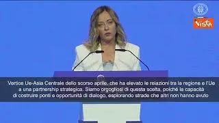 Meloni ad Astana: Italia ha tracciato la rotta col primo Vertice Ue-Asia Centrale
